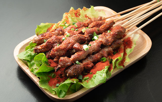 碳烤羊肉串 